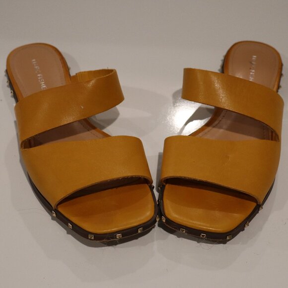 Marc Fisher Yellow Slippers - Size 8 - Picture 6 of 7